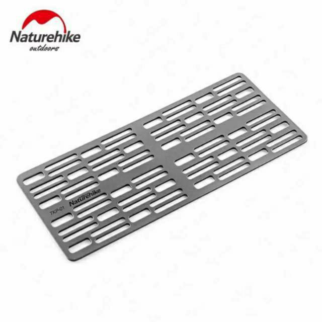GRILL TITANIUM NATUREHIKE NH18K001-P PEMANGGANG TITANIUM PERALATAN MASAK CAMPING  PIKNIK OUTDOOR