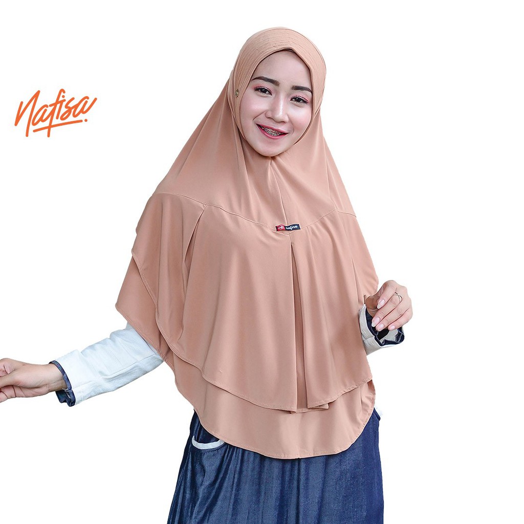 Nafisa Abella Yess - Hijab Instan Pet Antem - Jilbab Bergo Simple Premium