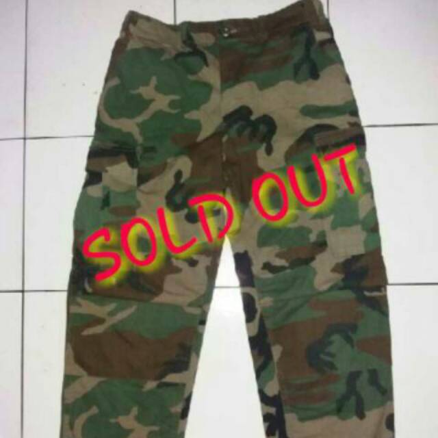 Trouser Woodland Bdu US Army