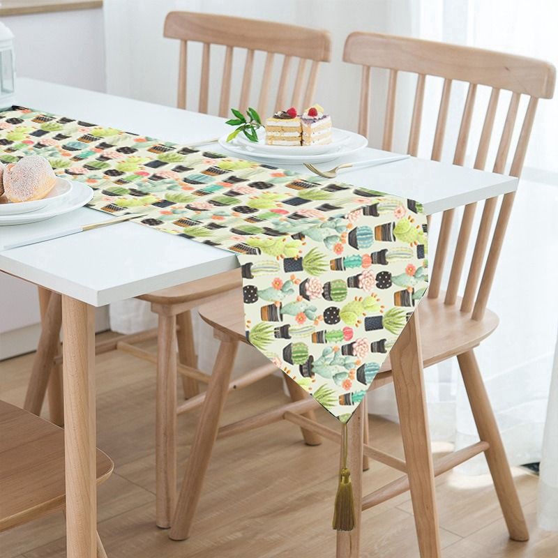 TAPLAK MEJA TABLE RUNNER MOTIF CAKEP 140X40 CM