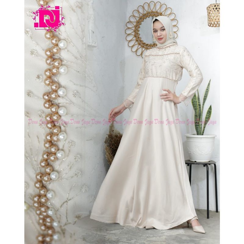 Produk original gamis tiara payet//gamis pesta//gamis kondangan//gamis mewah