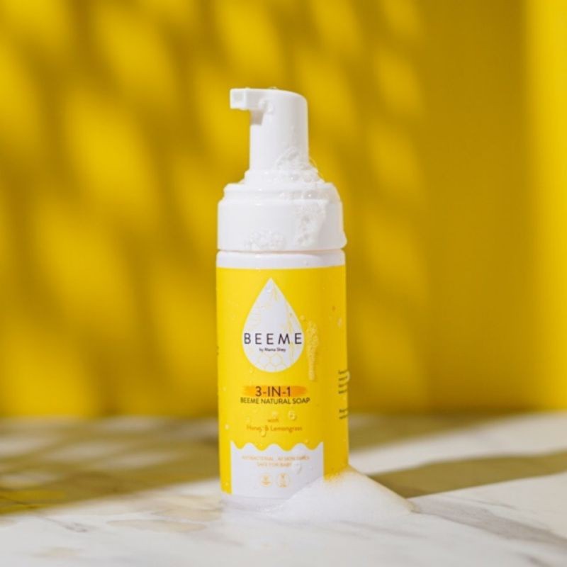 Beeme Natural Soap 3 in 1 /Beeme Natural Soap 3 in 1 with Honey & Lemongras