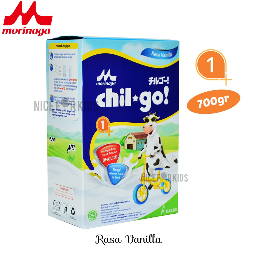 Susu Morinaga Chil Go Powder 700 Gram Susu Bubuk Formula Pertumbuhan Anak Bayi Chilgo 1 tahun 1+ dan 3 tahun 3+