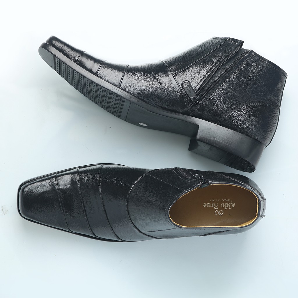 Sepatu Boot Pria Formal Boot Pantofel Resleting Kulit Sepatu Boot Pria Formal Boot Pantofel Resleting Kulit