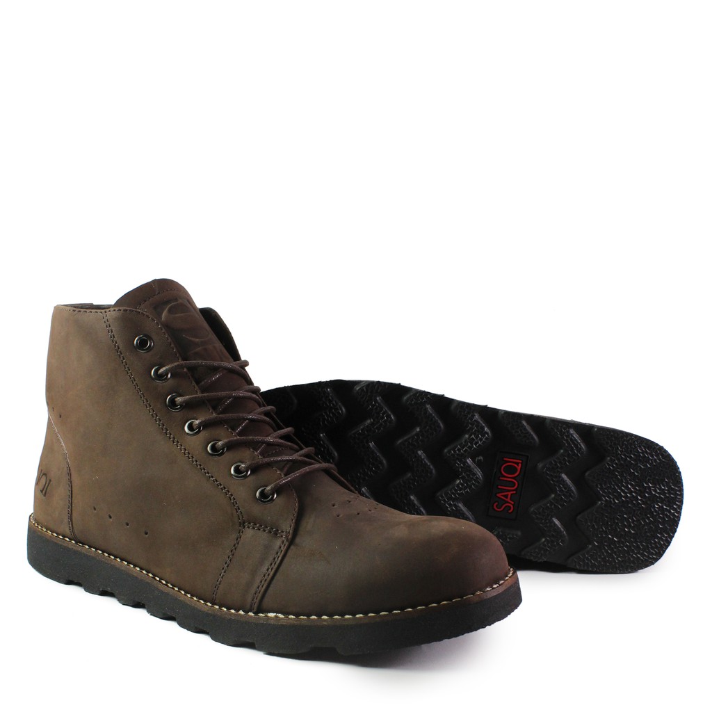 COD SEPATU PRIA BOOTS SAFETY SAUQI BARBADOS KULIT ASLI 100% ORIGINAL