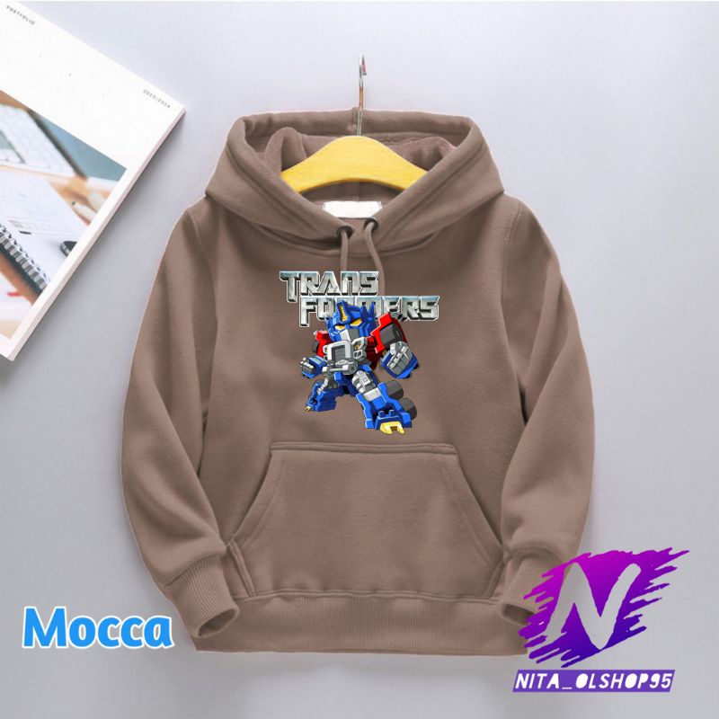 hoodie anak robot transformers hoodie optimus prime