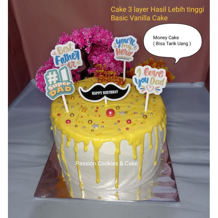 

Kue Ulang Tahun Tarik Uang / Money Cake