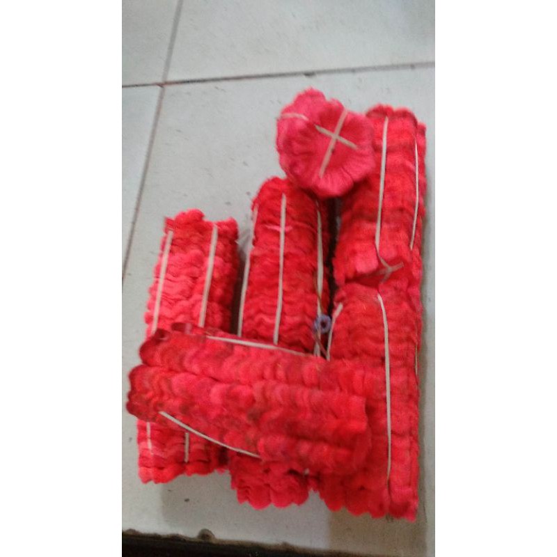 bahan kelopak  suyok 5cm setengah  kilo