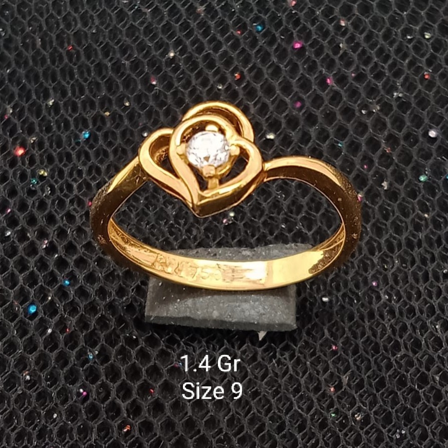 New Cincin Emas 17 K - 1.4 gr Kadar 750 - 2870