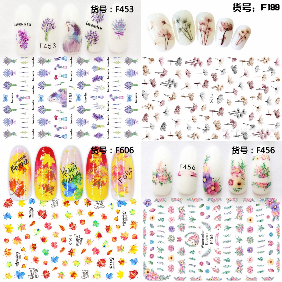 Sticker Kuku Disney Mickey Minnie Donald Winnie the pooh Nail Art / Stiker kuku tipis Manicure Pedicure KU032