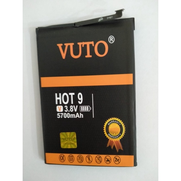 Battery Batere Batre Baterai Double Power Vuto Infinix  Hot 9 X655 BL-49FX BL49FX