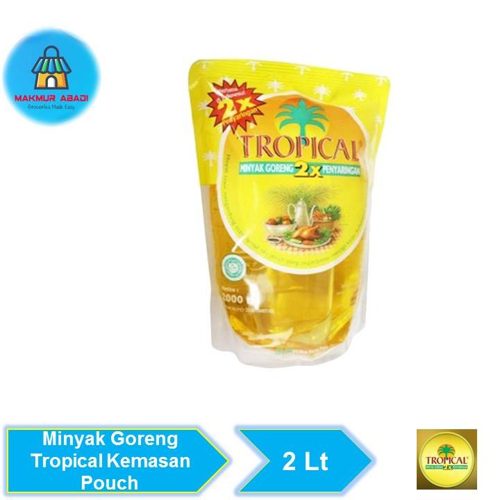 

Minyak Goreng Tropical 2L/1Pcs Kemasan pouch | Toko_MakmurAbadi