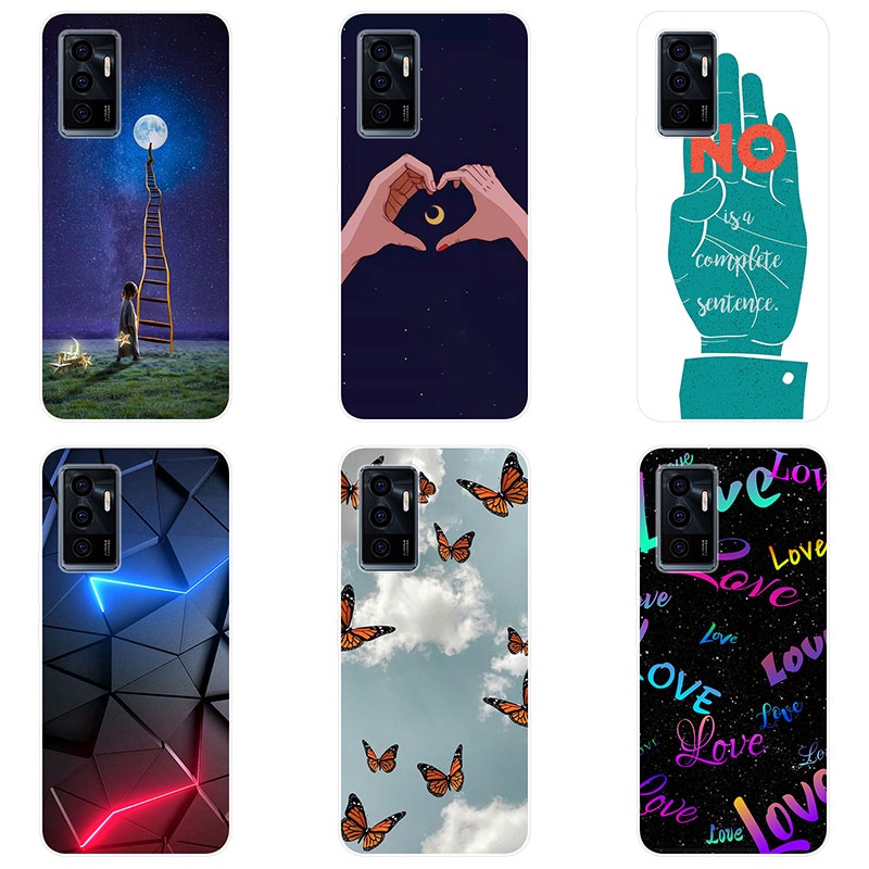 soft case vivo v23e casing silikon untuk hp vivov23e v 23e 5g case kartun rubber tpu back cover