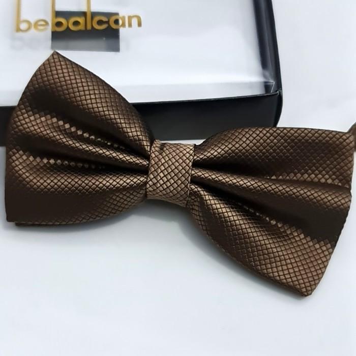 Dasi Dasi Kupu Kupu Import Coklat Tua