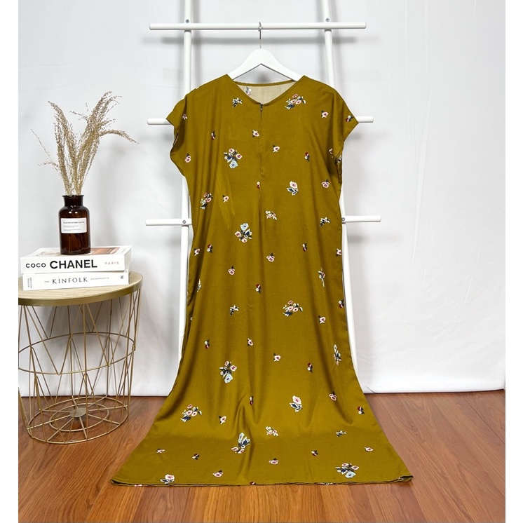 daster long semata kaki, daster panjang viral kekinian, daster rayon busui terlaris-Long Marigold