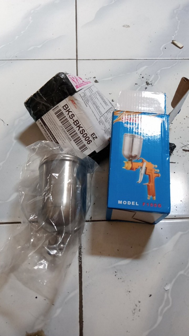 Tabung Spray Gun Shogun F100g 400ml /spray Gun Cup 400ml
