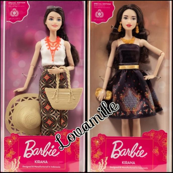 BARBIE ORIGINAL MATTEL KIRANA IWAN TIRTA HAND POSABLE PIVOTAL DOLL