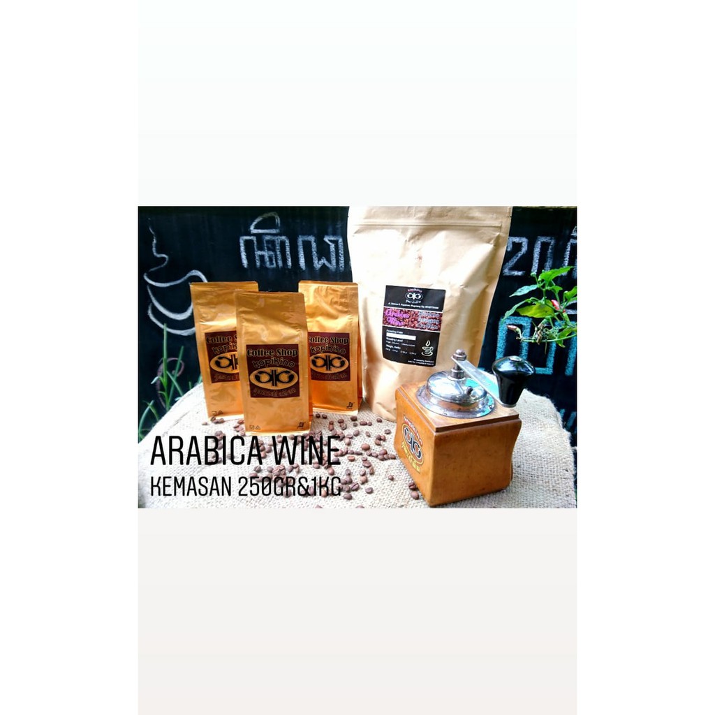 

Kopi Arabica Wine 100 gr Kopi Kino