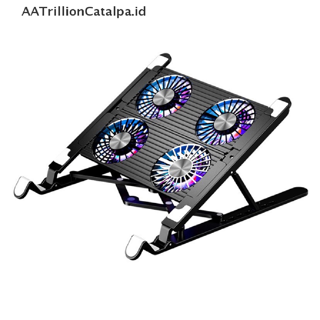 Aatrillioncatalpa Stand Laptop Portable Dengan Kipas Pendingin Bisa Dilepas