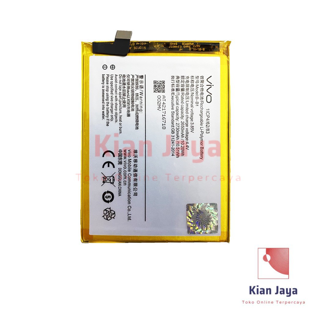 Baterai Vivo Y55 / Y55s / B-B1 Original OEM Batre Batrai Battery Hp BB1 Ori