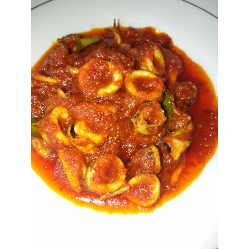 

Cumi saos pedas isi 200gr