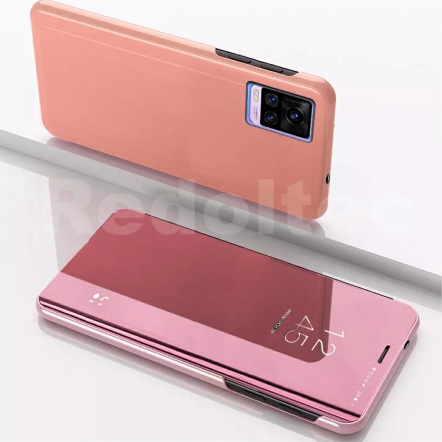 Flip case vivo V20 2020 Clear View Standing Mirror Cover