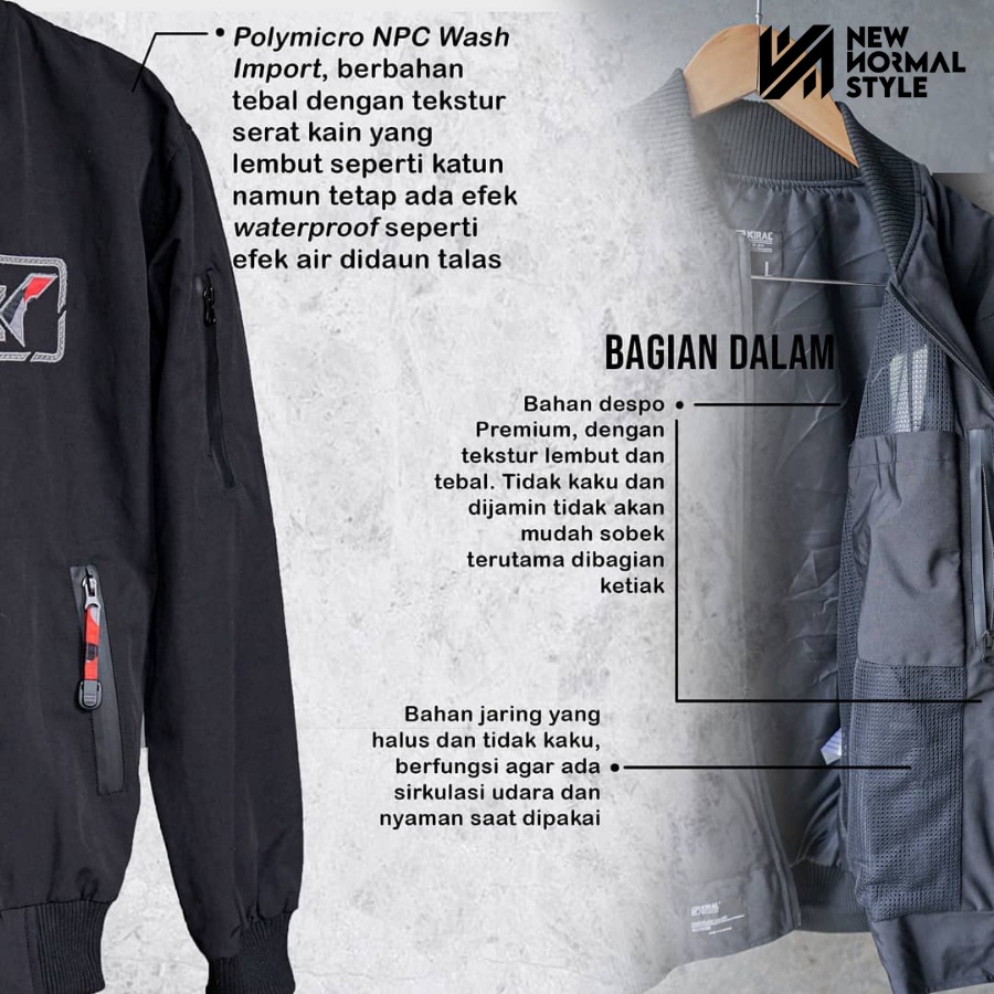 SEVEN TREASURE by KIRAL Jaket Baseball Varsity Bomber Vintage Jacket Casual Pria Wanita Cowok Laki Distro Keren Dewasa Terbaru Original
