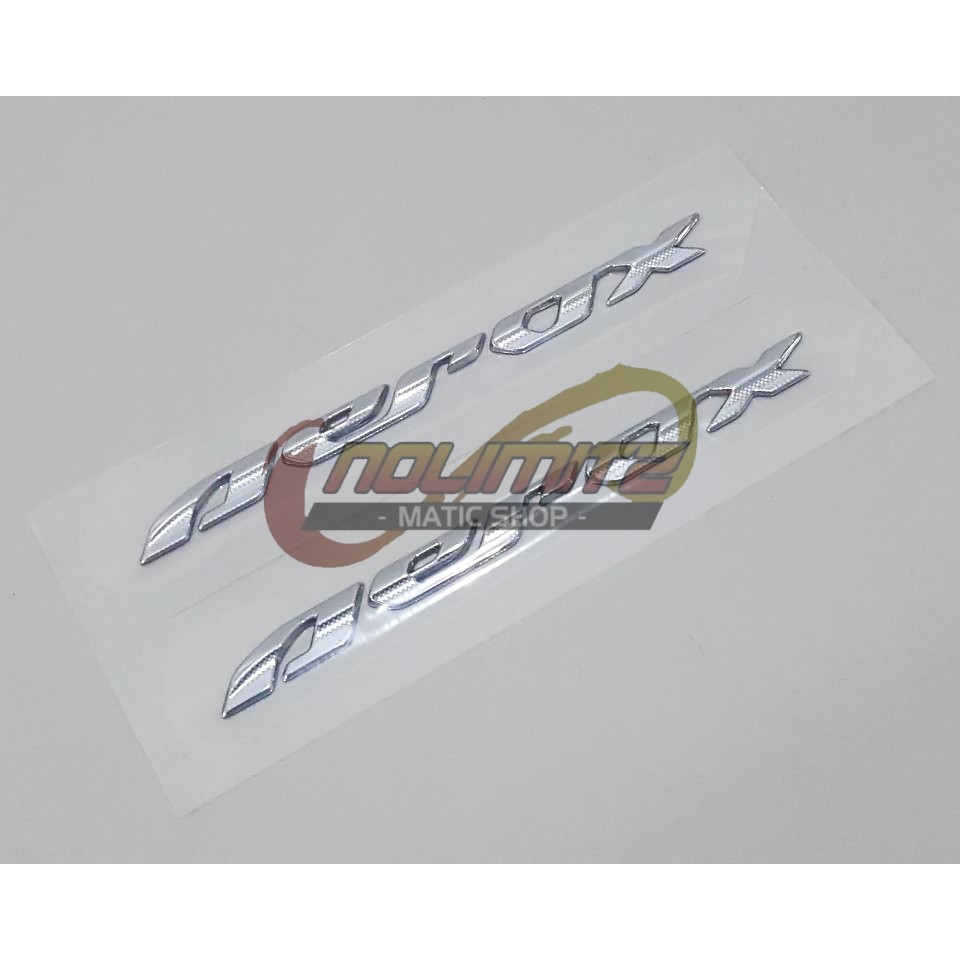 Emblem Logo 3D Timbul Ori Genuine Parts Aerox