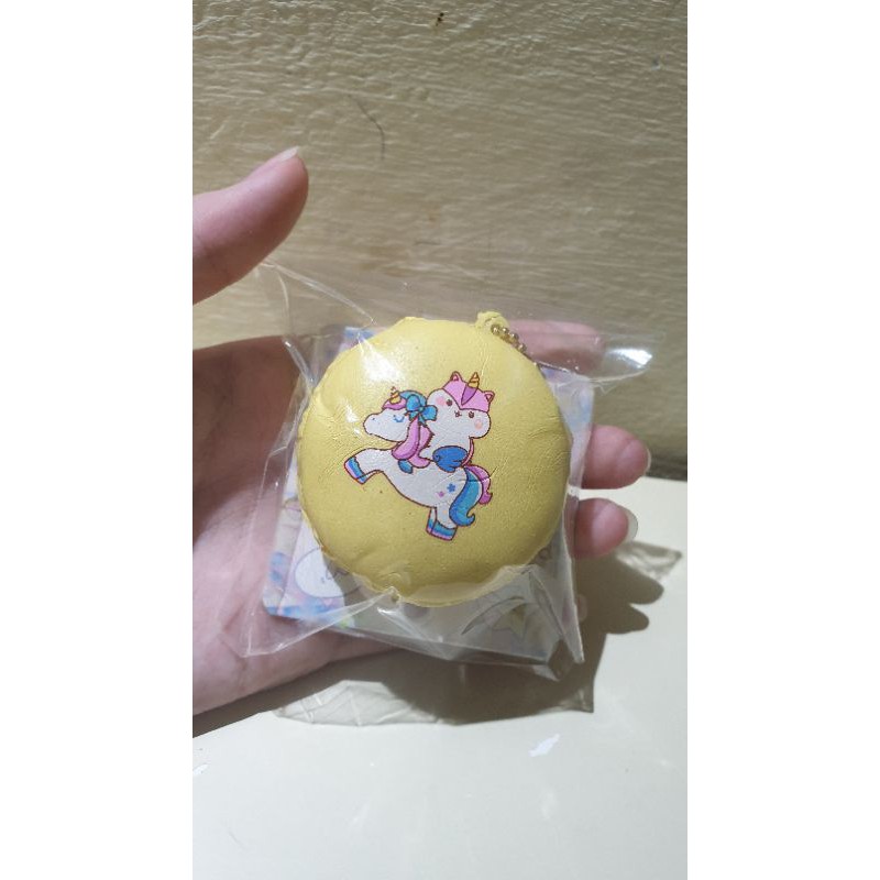Preloved Squishy Poli Unicorn Sweet Macaron (ORI)