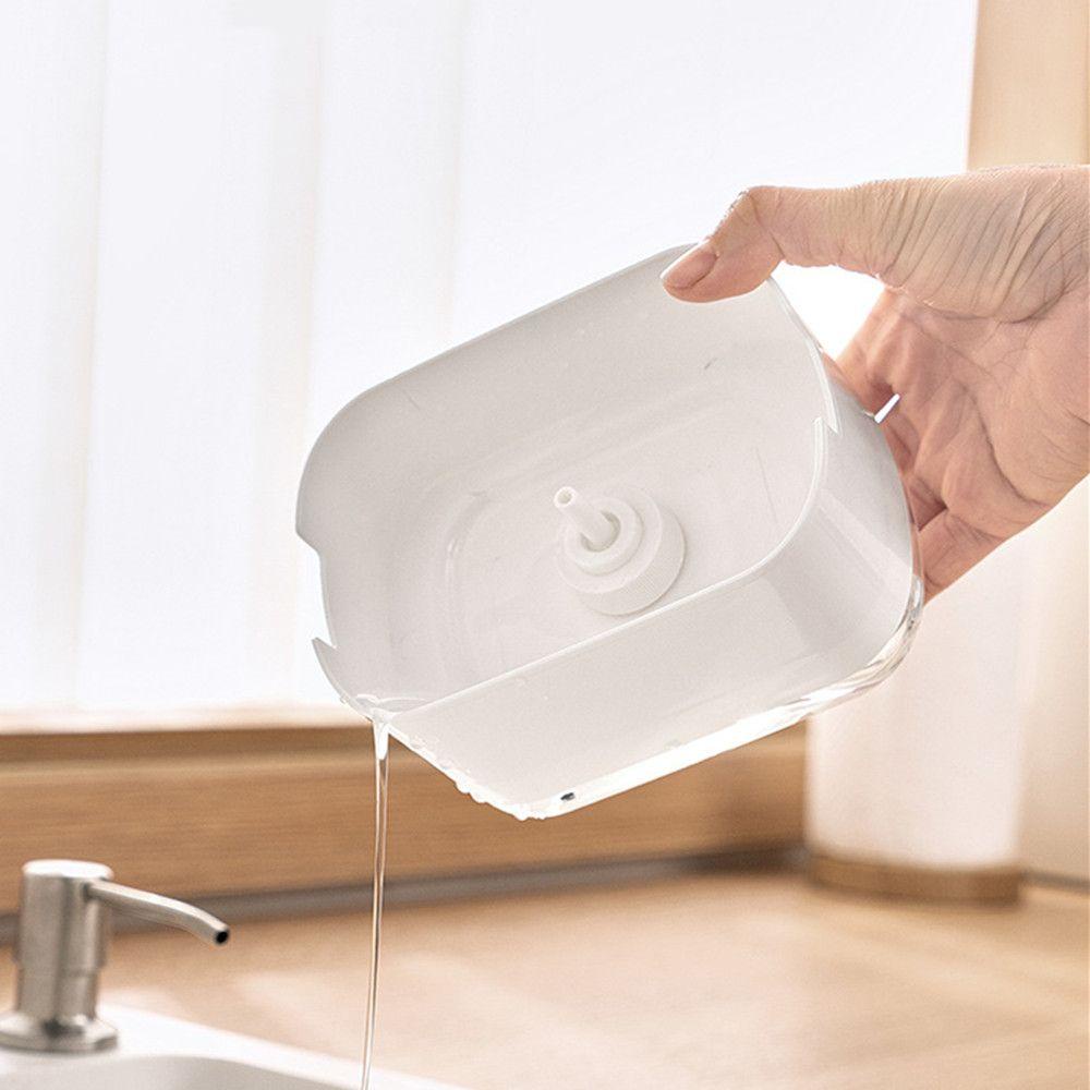 Chookyy Soap Pump Dispenser Portable Isi Detergen Kotak Cairan Pembersih Tekan Manual Double Layer