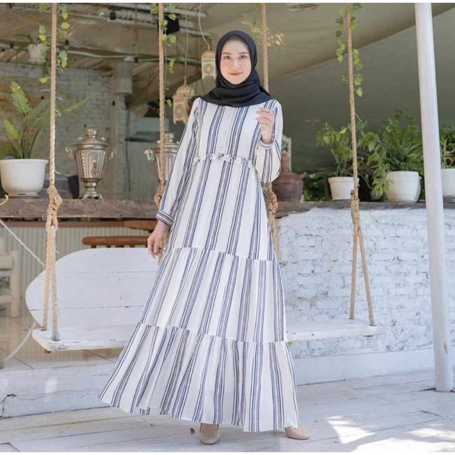 Off White Malte Dress by Heaven Lights