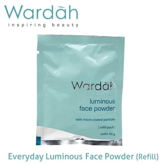 Refill Wardah Everyday Luminous Face Powder Isi Ulang Bedak Tabur