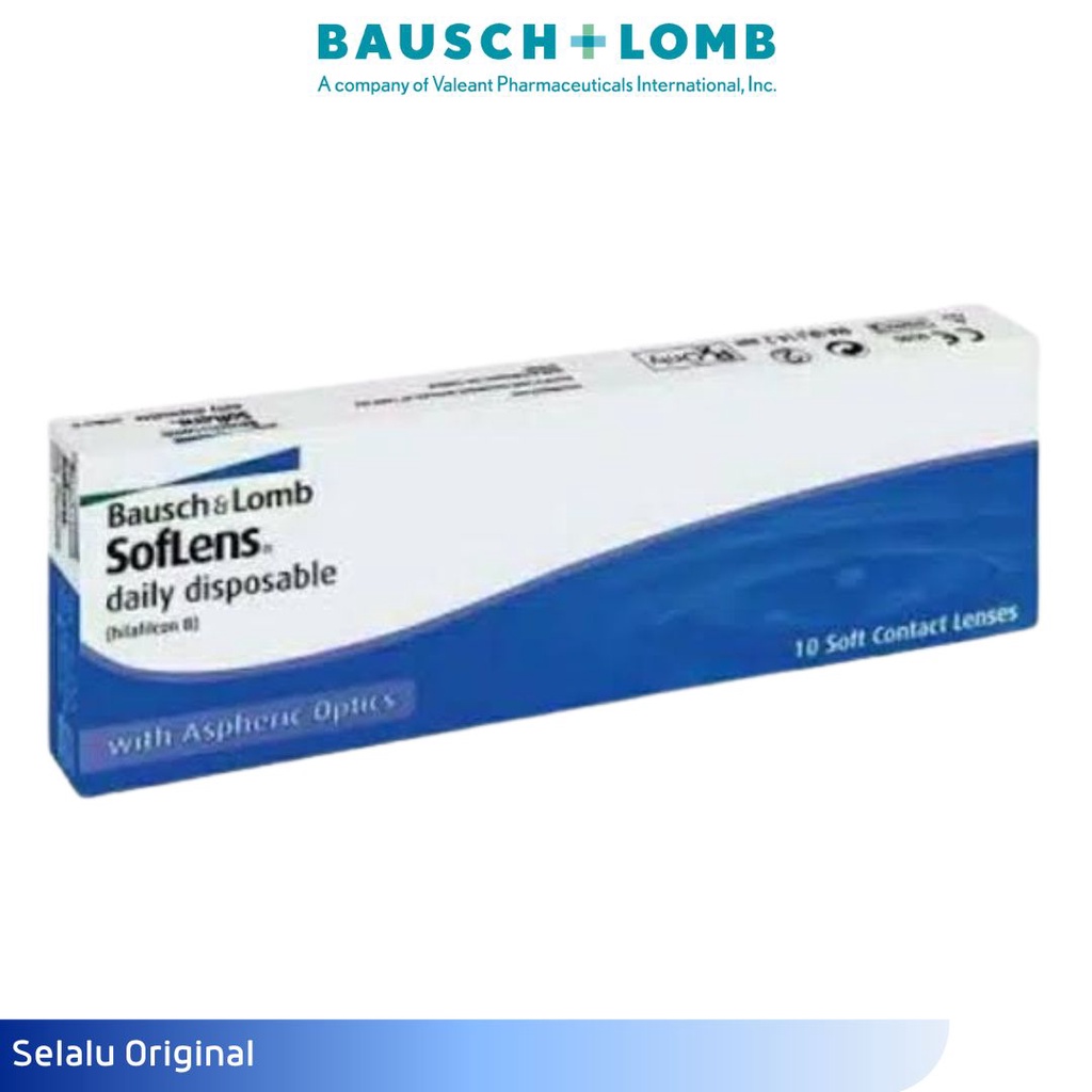 SOFTLENS BAUSCH AND LOMB SOFTLENS BENING TRANSPARAN PUTIH HARIAN DAILY READY MINUS MATA SENSITIF