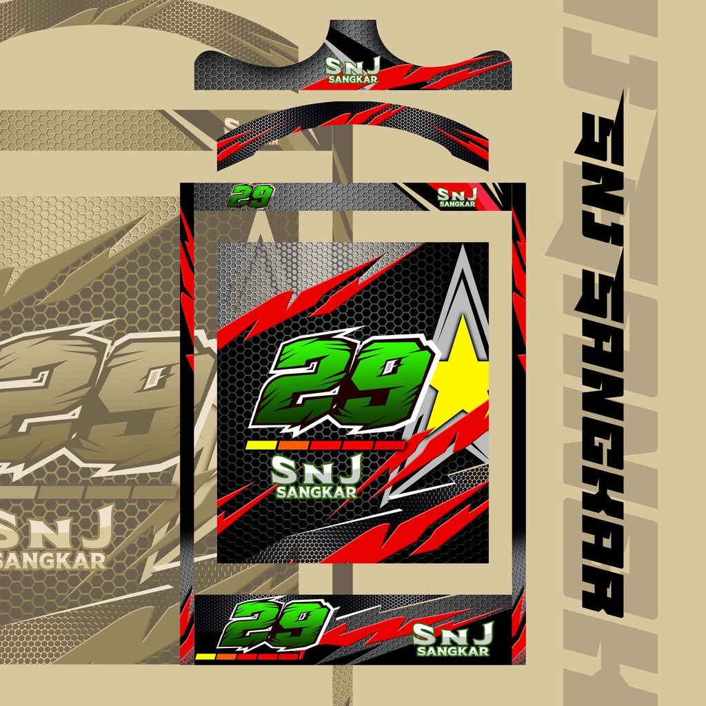 COD STICKER SANGKAR KOTAK SNJ