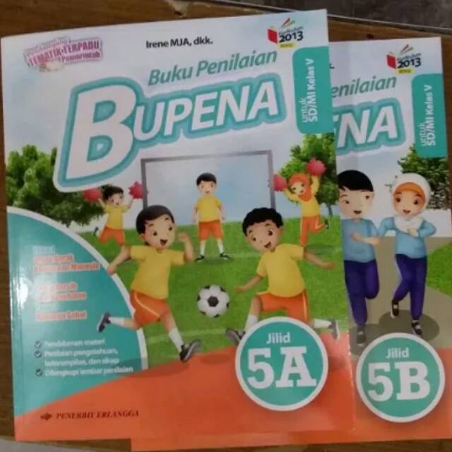 Bupena 5a 5b Buku Bupena Kelas 5 Edisi Revisi Erlangga Original Shopee Indonesia