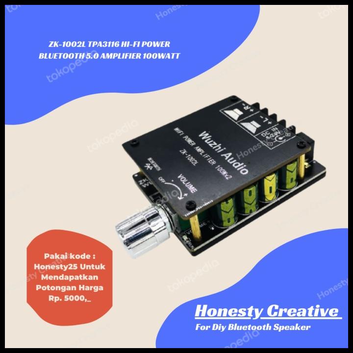 Zk-1002L Digital Amplifier Bluetooth 2X100Watt