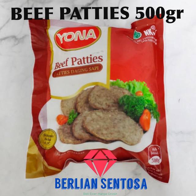 

yona beef patties 500gram