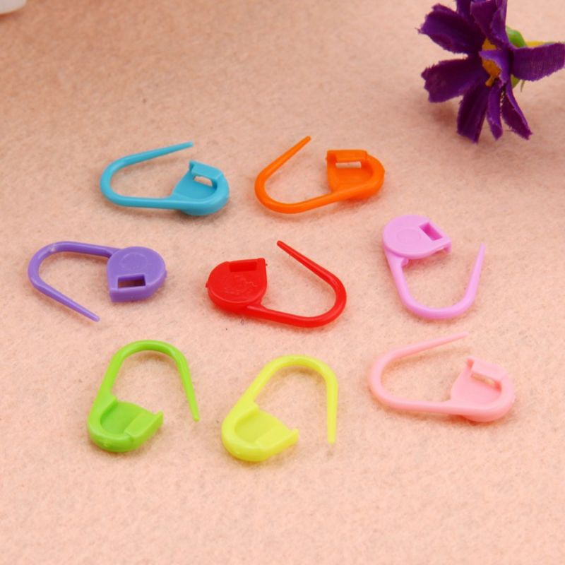 7PCS PENITI HIJAB RAINBOW BAHAN PLASTIK 7PCS RANDOM / PENITI PLASTIK WARNA WARNI