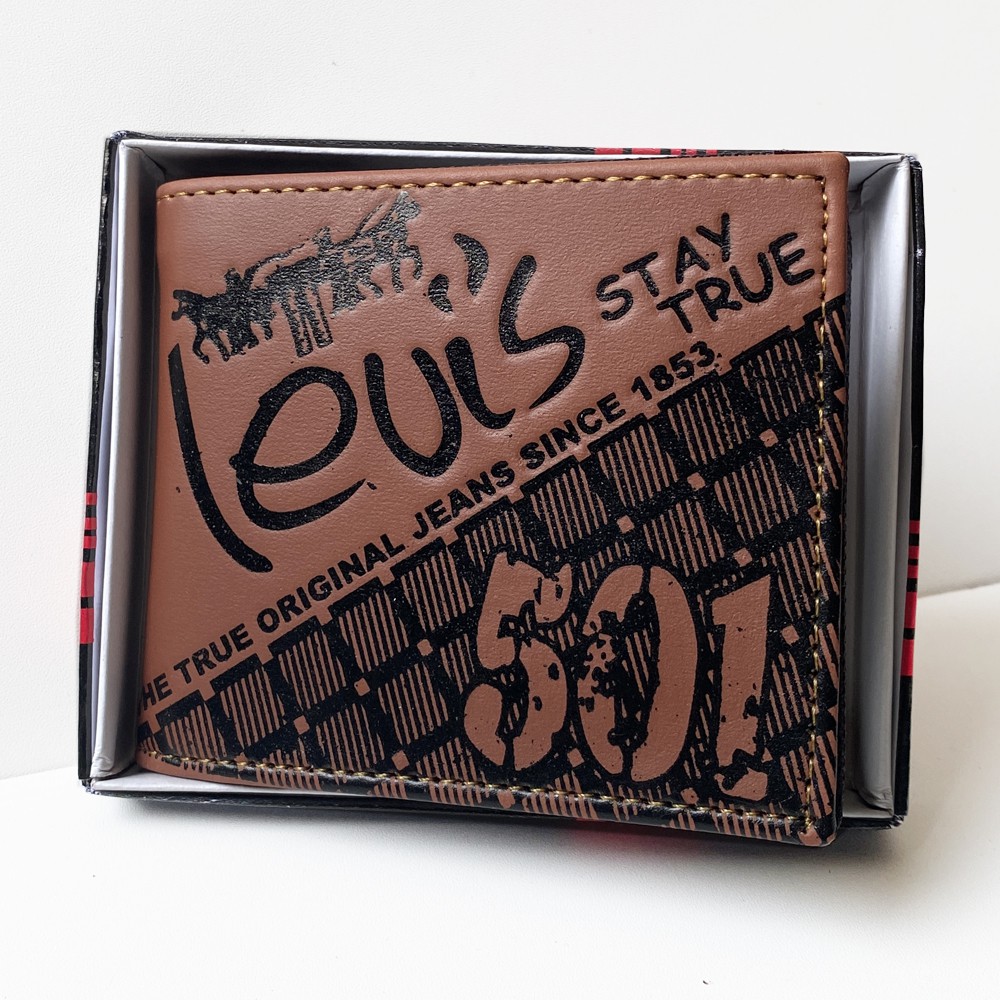 11.11&amp;12.12 BIG SALE!! Dompet Pria Terbaru Stay True Dompet Retro Bahan Kulit PU RT-09 + BOX