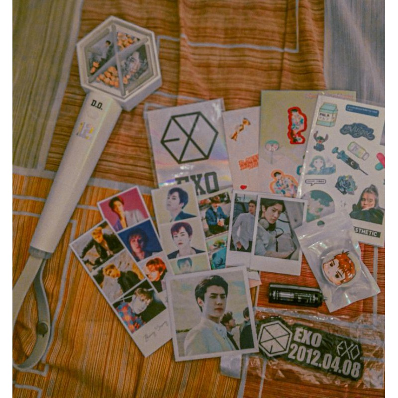 (nego)JUAL CEPAT/BACA DESKRIPSI Lightstick official Exo Ver3 Unsealed/ Second Very Good Condition