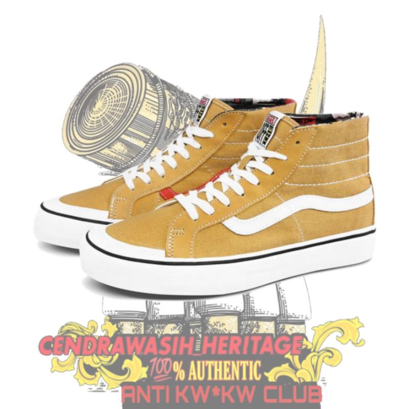 Vans SK8-Hi 138 Decon SF Honey Gold 100% Authentic