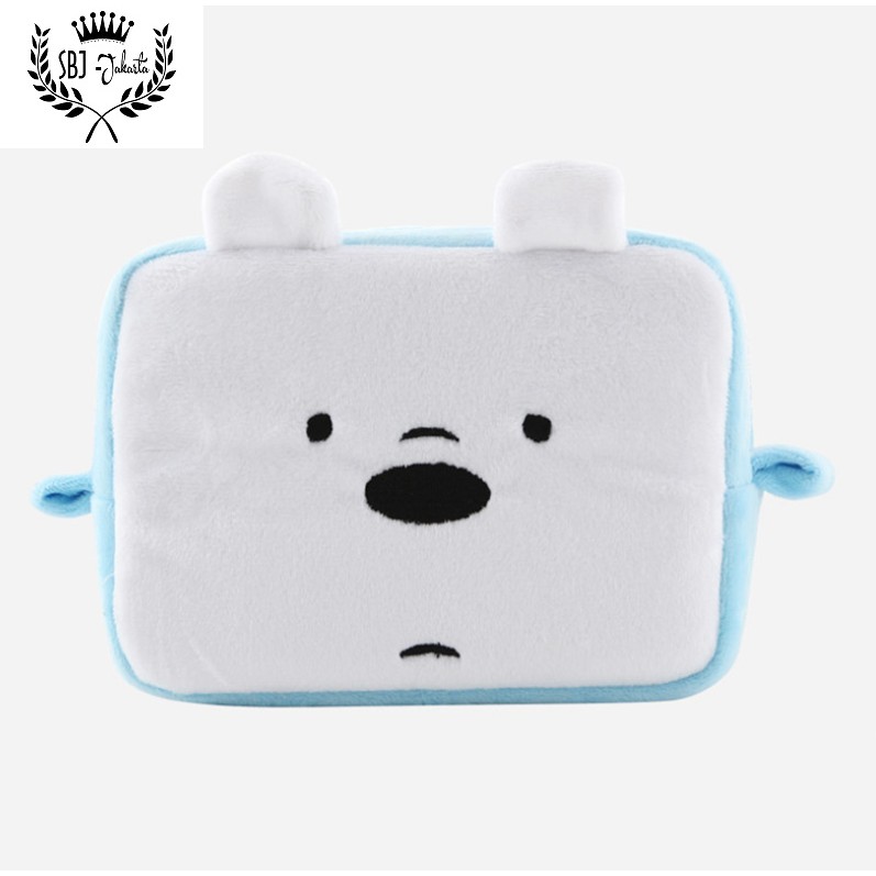 Tas Multifungsi Kartun / Travel Organizer / Tas Kosmetik We Bare Bear