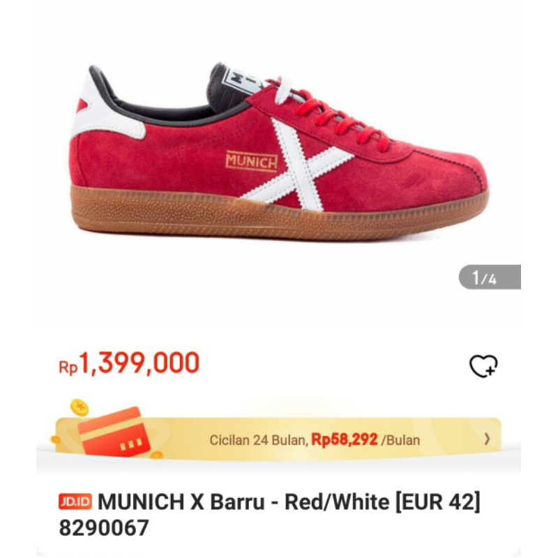 SEPATU X MUNICH CASUAL SIZE 42