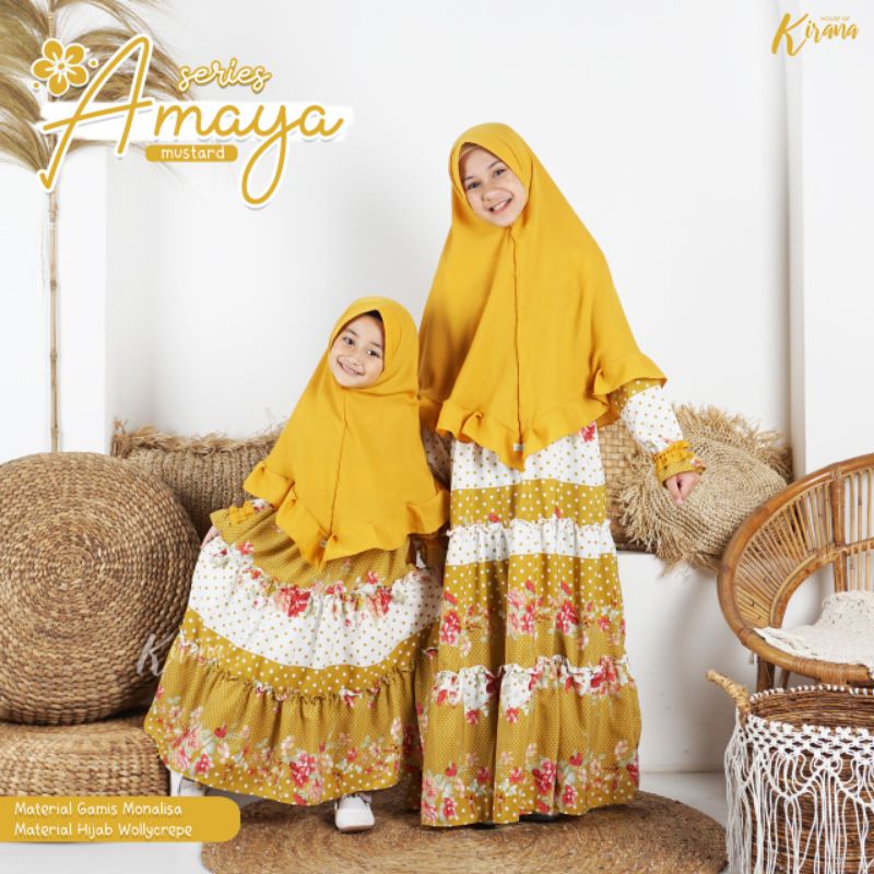 Gamis AMAYA TEEN Series By House Of Kirana Size:9-14th