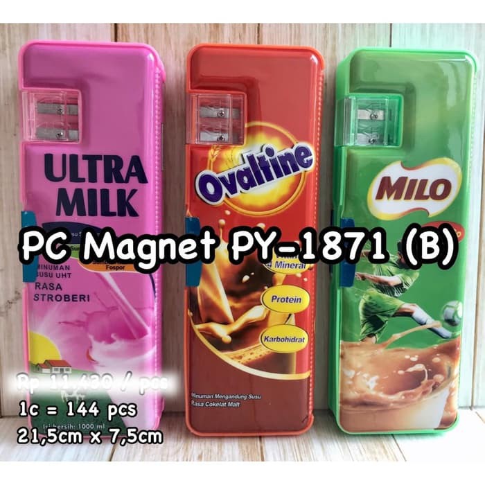 

Pensil Case / Tempat Pensil Magnet Motif Makanan