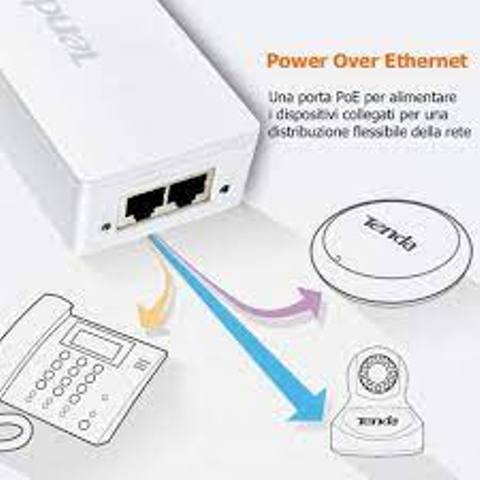 Tenda PoE30G-AT Adaptor POE Gigabit PoE Injector delivers up to 30W output Power