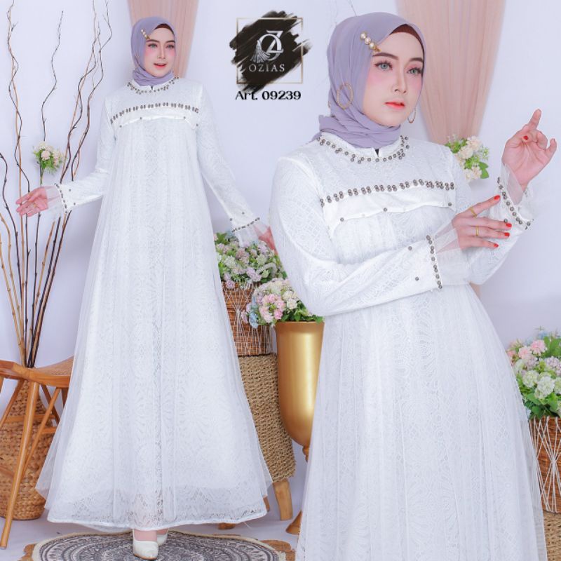 Gamis Putih Ozias 09329