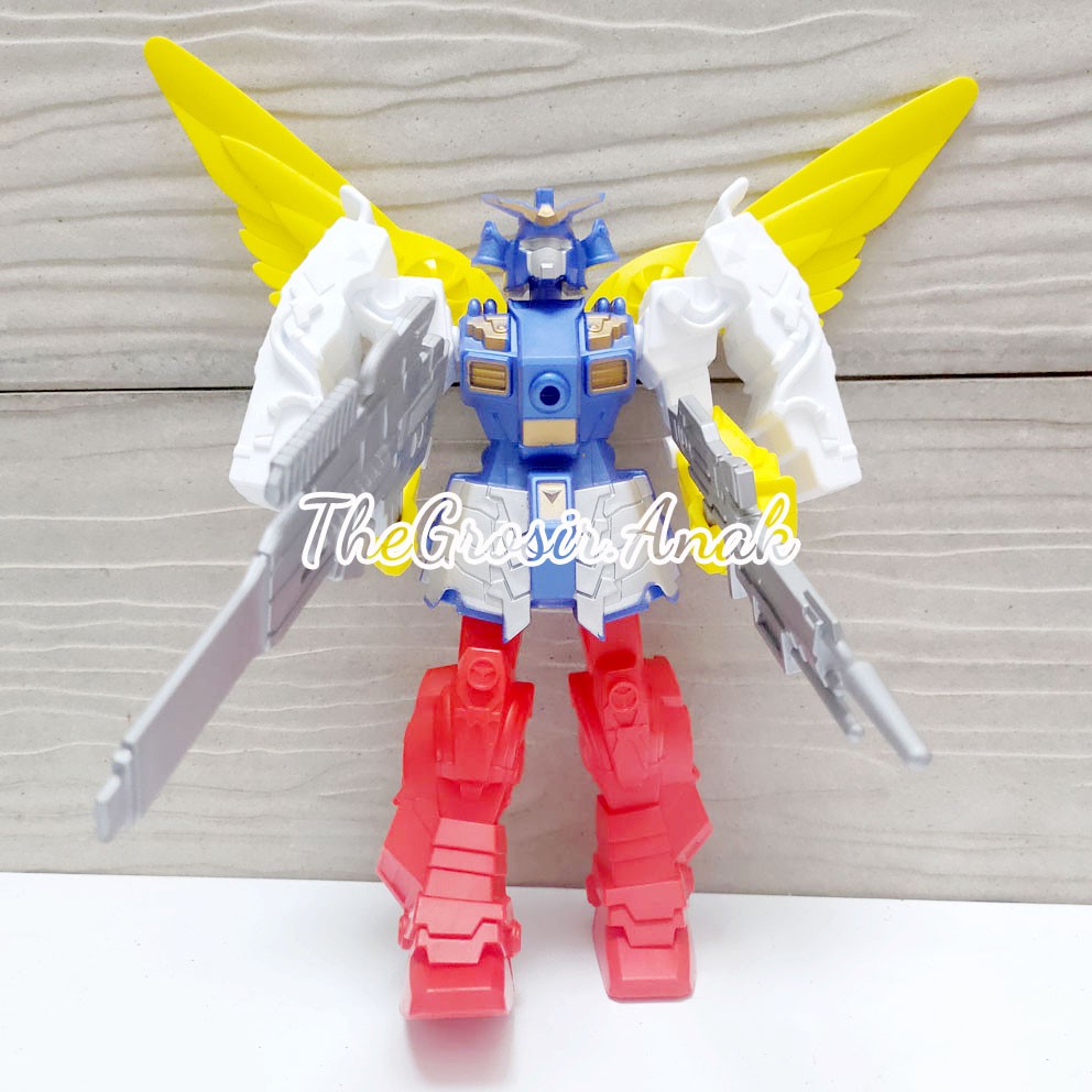 Robot Mobile Suit Gundam Wing Wyndam Transformer Sayap Tembak Pistol