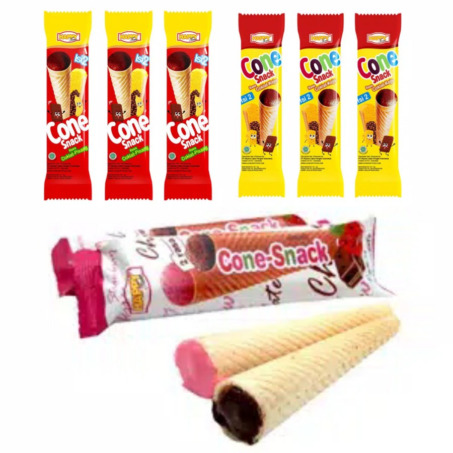 

snack heppy cone 1 Renceng isi 10 pcs dapat 3 renceng Rz galery