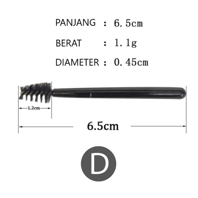 DNM Kuas Rias Make Up Brush Bahan Lembut Eyeshadow Eyebrow XX065